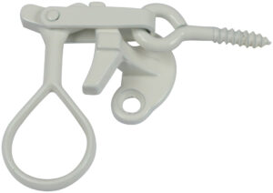 Produktbillede af en anverfer i hvid metal fra IPA Beslag