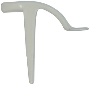 Produktbillede af en stjerthage i hvid metal fra IPA Beslag